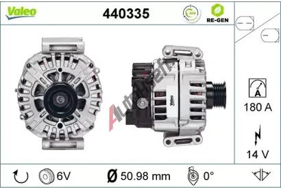 VALEO Alternátor VA 440335, 440335 VALEO Alternátor VA 440335, 440335