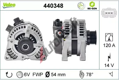 VALEO Alterntor VA 440348, 440348