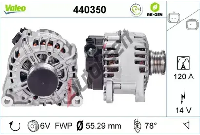 VALEO Alterntor VA 440350, 440350