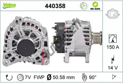 VALEO Alterntor VA 440358, 440358