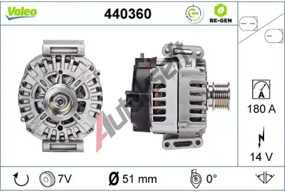 VALEO Alterntor VA 440360, 440360
