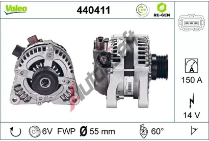 VALEO Alterntor VA 440411, 440411