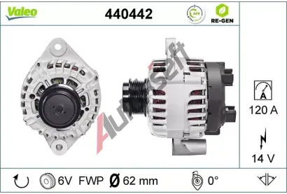 VALEO Alterntor VA 440442, 440442