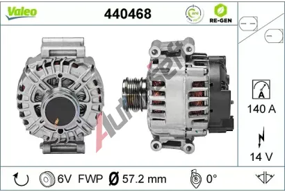 VALEO Alterntor VA 440468, 440468