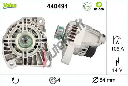 VALEO Alterntor VA 440491, 440491
