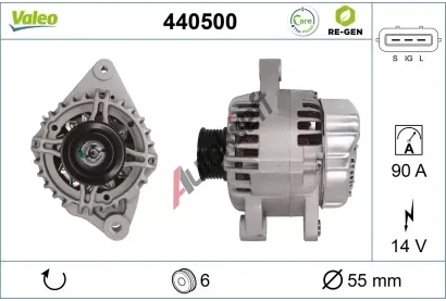 VALEO Altern�tor VALEO RE-GEN REMANUFACTURED VA 440500, 440500