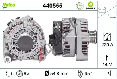VALEO Alterntor VA 440555, 440555