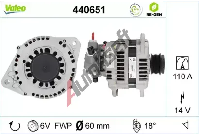 VALEO Alterntor VA 440651, 440651