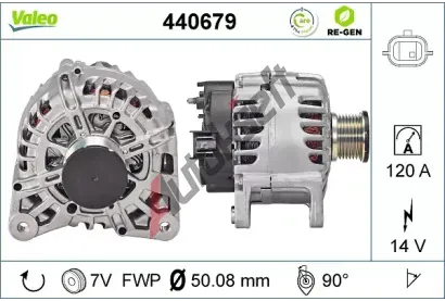 VALEO Alterntor VALEO RE-GEN REMANUFACTURED VA 440679, 440679