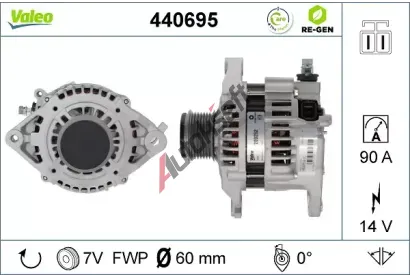 VALEO Alternátor VALEO RE-GEN REMANUFACTURED VA 440695, 440695 VALEO Alternátor VALEO RE-GEN REMANUFACTURED VA 440695, 440695