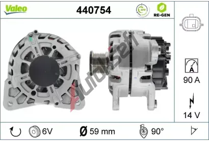VALEO Altern�tor VALEO RE-GEN REMANUFACTURED VA 440754, 440754