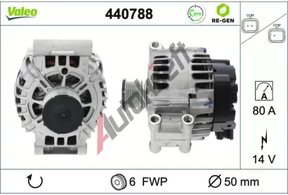 VALEO Alterntor VALEO RE-GEN REMANUFACTURED VA 440788, 440788