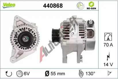 VALEO Alterntor VALEO RE-GEN REMANUFACTURED VA 440868, 440868