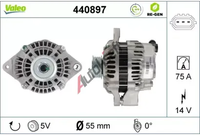 VALEO Altern�tor VALEO RE-GEN REMANUFACTURED VA 440897, 440897
