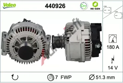 VALEO Altern�tor VALEO RE-GEN REMANUFACTURED VA 440926, 440926