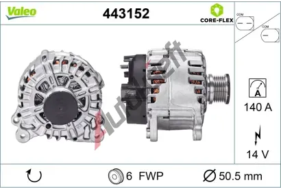 VALEO Altern�tor NEW PART VA 443152, 443152