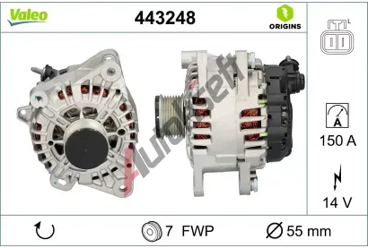 VALEO Altern�tor VALEO ORIGINS NEW VA 443248, 443248