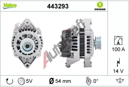 VALEO Alterntor VALEO ORIGINS NEW VA 443293, 443293