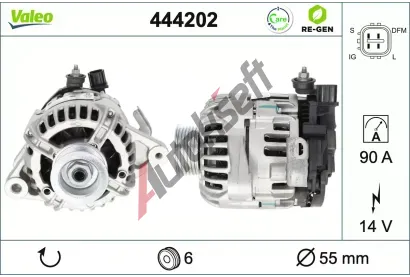 VALEO Altern�tor VALEO RE-GEN REMANUFACTURED VA 444202, 444202