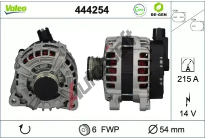 VALEO Altern�tor VALEO RE-GEN REMANUFACTURED VA 444254, 444254