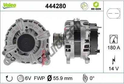 VALEO Altern�tor VALEO RE-GEN REMANUFACTURED VA 444280, 444280