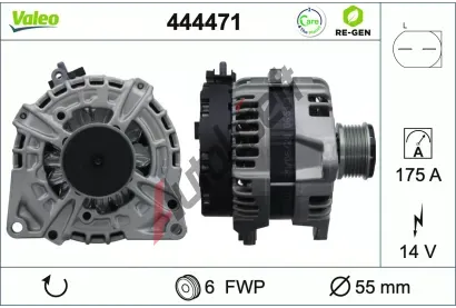 VALEO Altern�tor VALEO RE-GEN REMANUFACTURED VA 444471, 444471