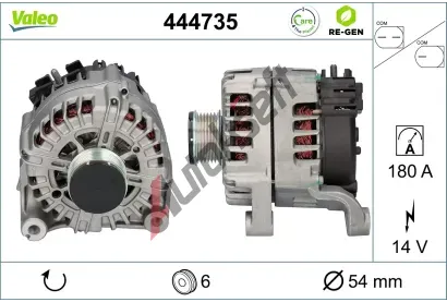 VALEO Altern�tor VALEO RE-GEN REMANUFACTURED VA 444735, 444735