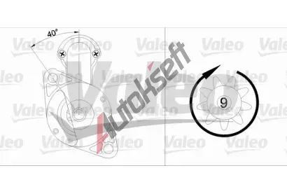 VALEO Startér VA 455585, 455585 VALEO Startér VA 455585, 455585
