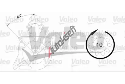 VALEO Start�r VA 455605, 455605