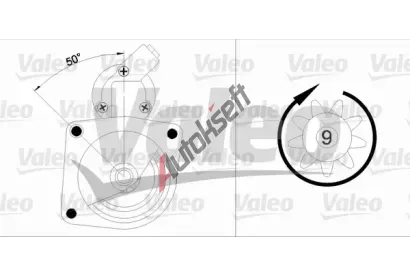 VALEO Startér VA 455626, 455626 VALEO Startér VA 455626, 455626