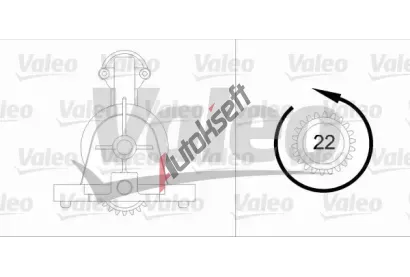 VALEO Startér VA 455892, 455892 VALEO Startér VA 455892, 455892