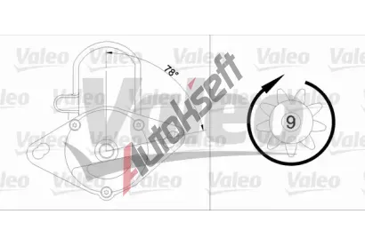 VALEO Start�r VA 455951, 455951