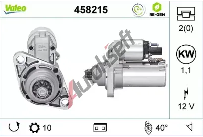 VALEO Startér VA 458215, 458215 VALEO Startér VA 458215, 458215