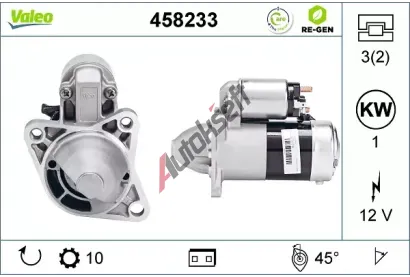 VALEO Startér VA 458233, 458233 VALEO Startér VA 458233, 458233