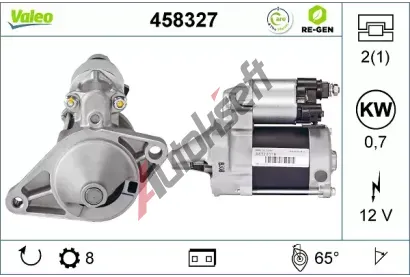 VALEO Startér VA 458327, 458327 VALEO Startér VA 458327, 458327