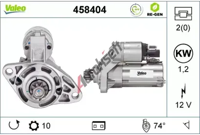 VALEO Startér VA 458404, 458404 VALEO Startér VA 458404, 458404
