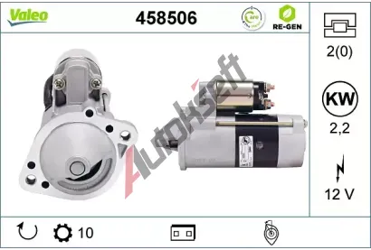 VALEO Start�r VA 458506, 458506