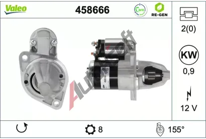 VALEO Startr VALEO RE-GEN REMANUFACTURED VA 458666, 458666