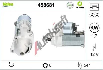 VALEO Start�r VALEO RE-GEN REMANUFACTURED VA 458681, 458681