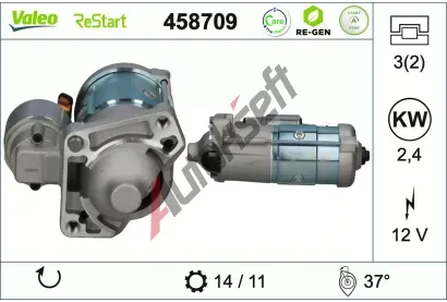 VALEO Startér VALEO RE-GEN REMANUFACTURED STOP&START VA 458709, 458709 VALEO Startér VALEO RE-GEN REMANUFACTURED STOP&START VA 458709, 458709