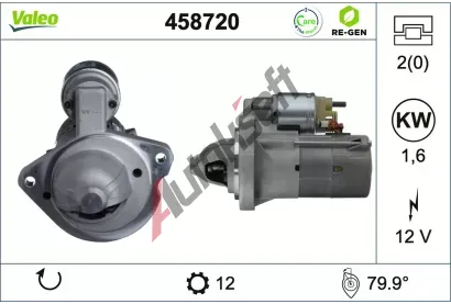 VALEO Start�r VALEO RE-GEN REMANUFACTURED VA 458720, 458720