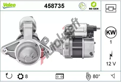 VALEO Startér VALEO RE-GEN REMANUFACTURED VA 458735, 458735 VALEO Startér VALEO RE-GEN REMANUFACTURED VA 458735, 458735