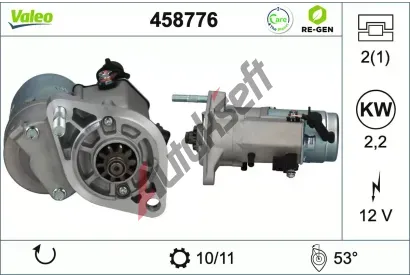 VALEO Start�r VALEO RE-GEN REMANUFACTURED VA 458776, 458776