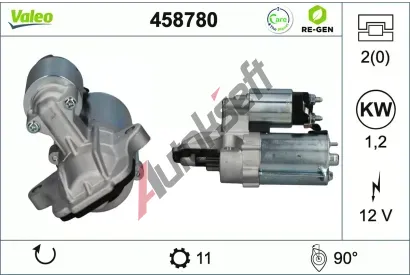 VALEO Start�r VALEO RE-GEN REMANUFACTURED VA 458780, 458780