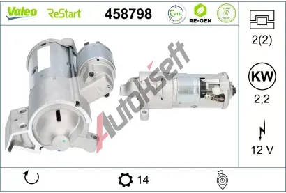 VALEO Start�r VALEO RE-GEN REMANUFACTURED STOP&START VA 458798, 458798