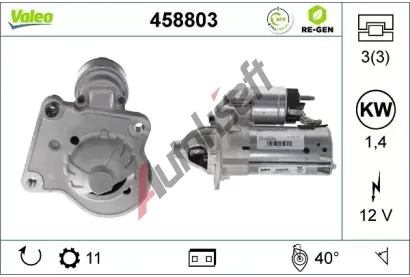 VALEO Start�r VALEO RE-GEN REMANUFACTURED VA 458803, 458803