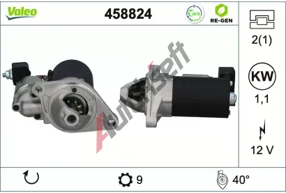 VALEO Startér VALEO RE-GEN REMANUFACTURED VA 458824, 458824 VALEO Startér VALEO RE-GEN REMANUFACTURED VA 458824, 458824