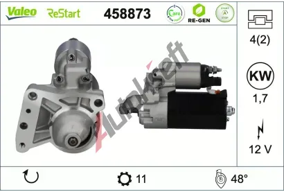 VALEO Startér VALEO RE-GEN REMANUFACTURED STOP&START VA 458873, 458873 VALEO Startér VALEO RE-GEN REMANUFACTURED STOP&START VA 458873, 458873