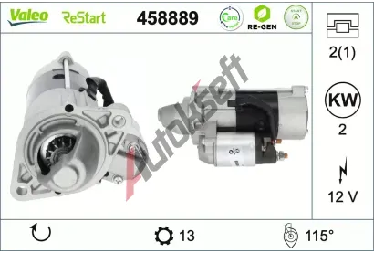VALEO Start�r VALEO RE-GEN REMANUFACTURED STOP&START VA 458889, 458889