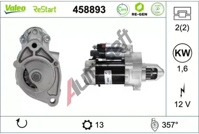 VALEO Start�r VALEO RE-GEN REMANUFACTURED STOP&START VA 458893, 458893